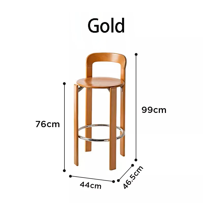 gold barstool