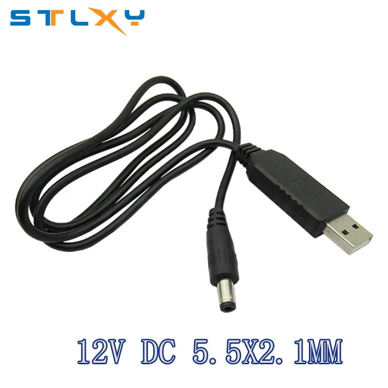 USB power boost line DC 5V to DC 5V 9V 12V Step UP Module USB Converter Adapter Cable 2.1x5.5mm Plug