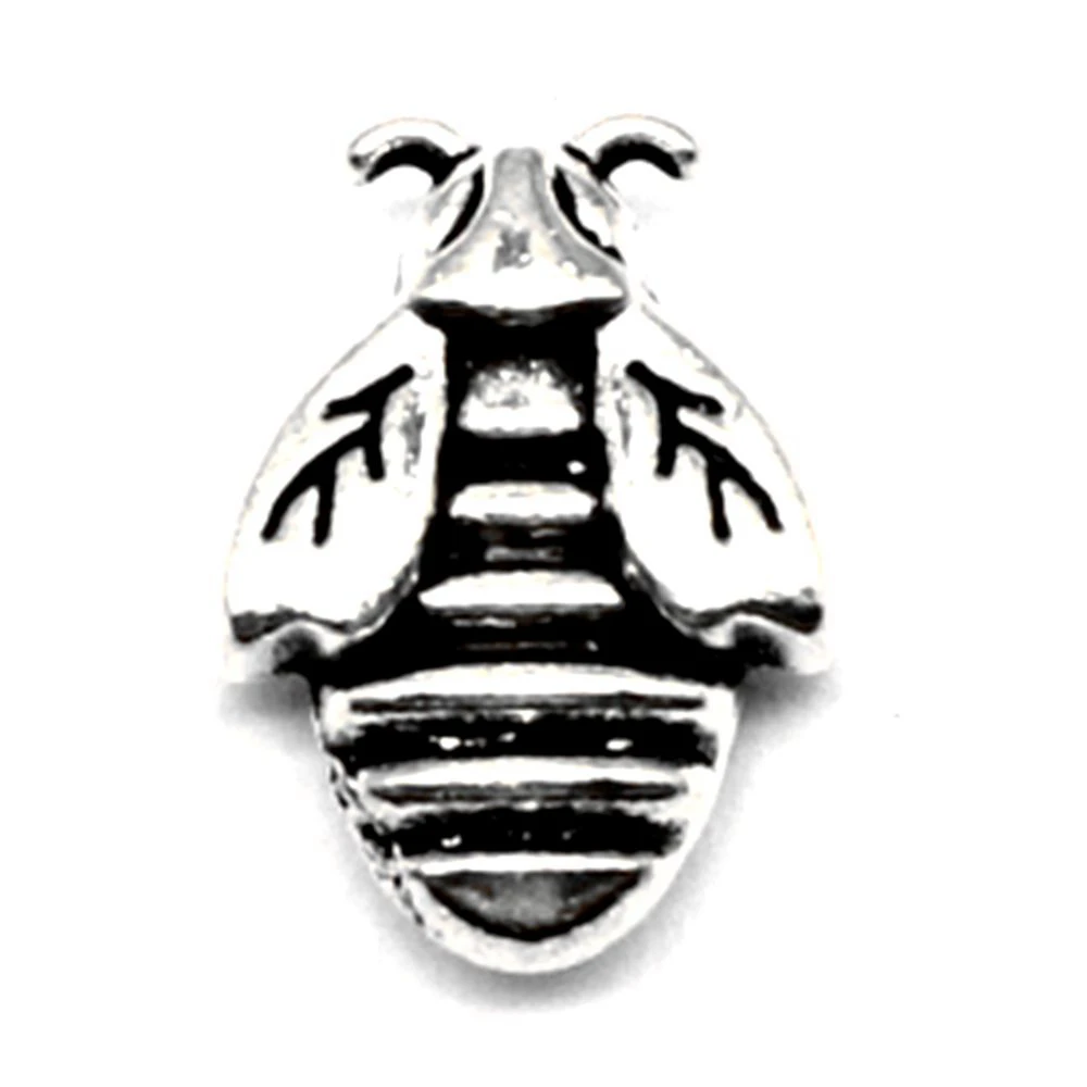 

Bees Charm For Making Jewelry Diy Finding 50pcs 10x15mm