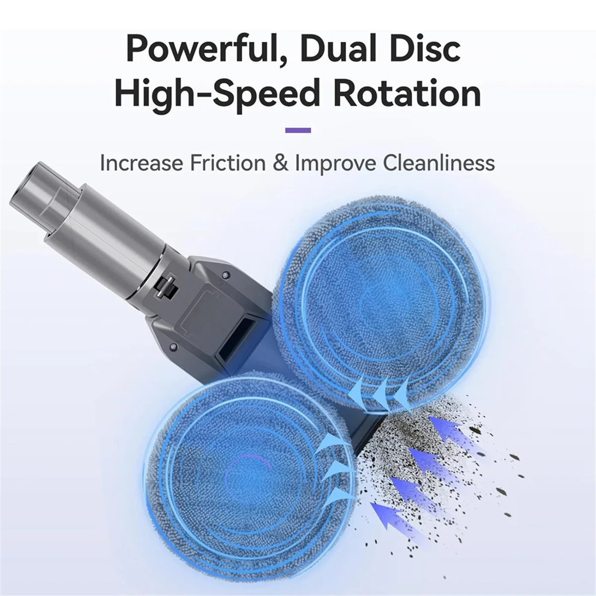 Фото Высокоэффективная чистящая головка для пылесосов Dysons V7 V8 V10 V11 V15, насадка для сухой и влажной швабры с водяным потоком №5