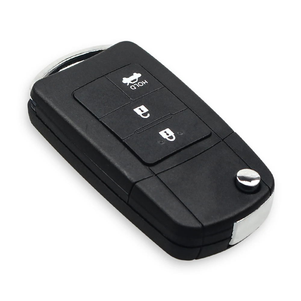 KEYYOU Car Key For Toyota Reiz Corolla Camry RAV 2014 2015 2/3/4 Buttons TOY43 Blade Modified Flip Folding Remote Key Shell