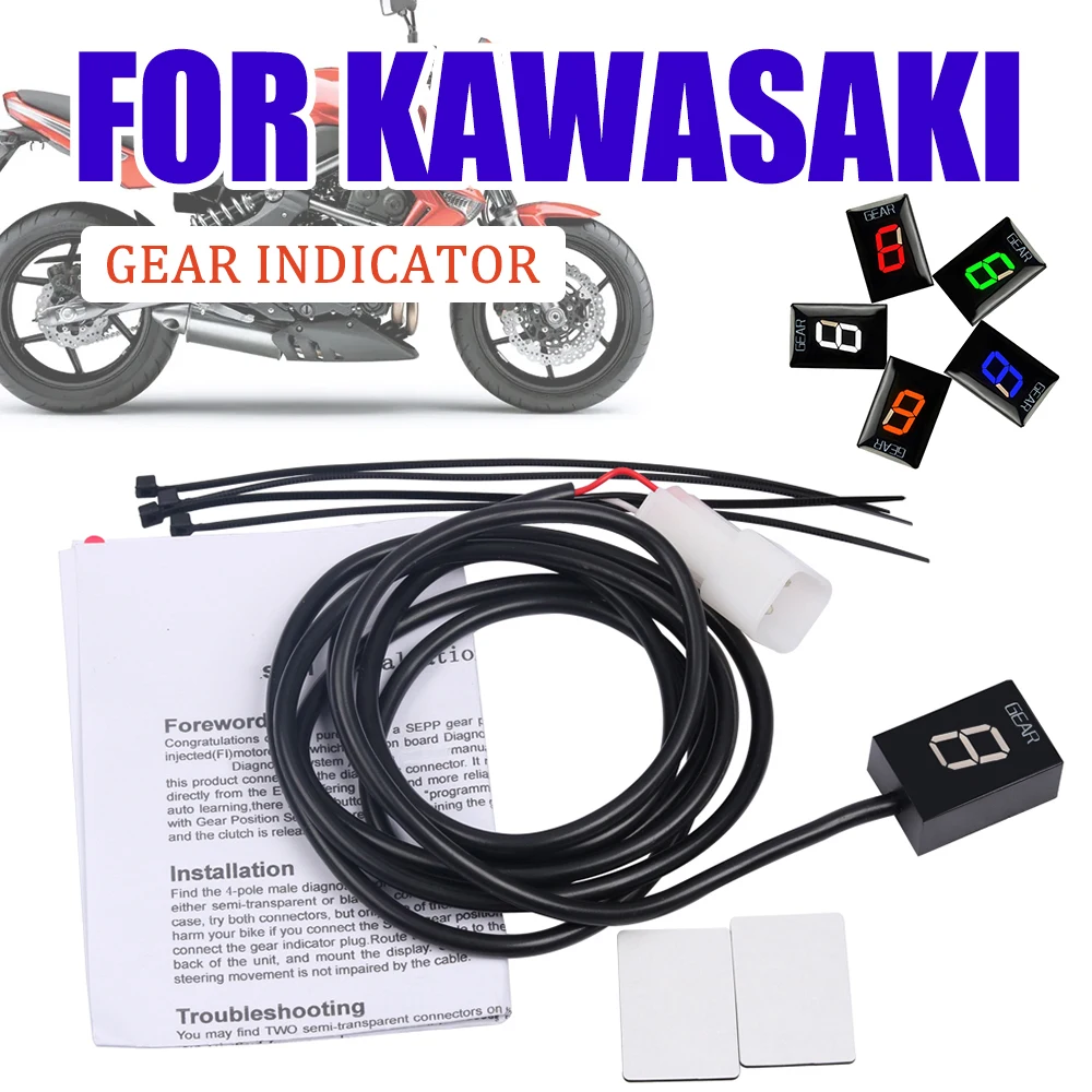 Gear Indicator For Kawasaki Z750 Z1000 Z 750 Z 1000 Zx6R Zx-6R Er6N Er-6N Er6F Er-6F Versys 650 Motorcycle Accessories Display