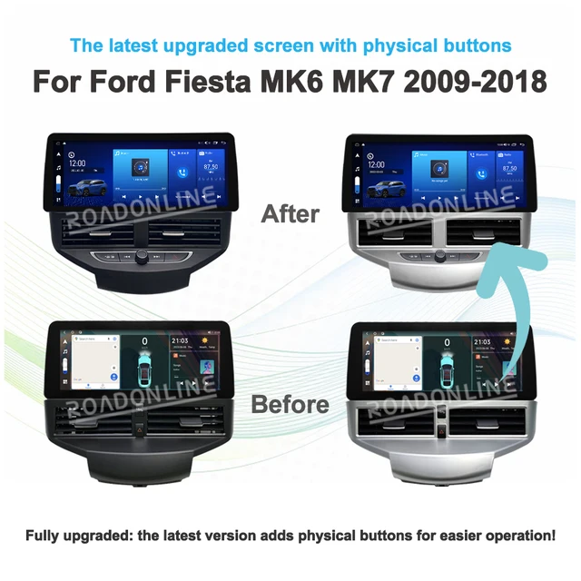 2+64G Android 13 Autoradio Pour Ford Transit Custom Tourneo 2013-2019