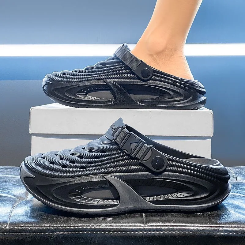 Men's Fashionable Breathable Sandals Summer Wear Thick Sole Anti-Slip Wear-Resistant Beach Sandals for Comfortable Footwear - 3