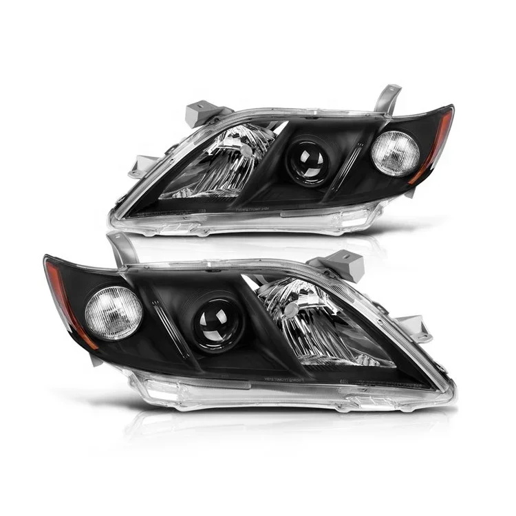 

Front Lamp High Performance Halogen Headlight For Toyota Camry 2007-2009 US Version SE LE XLE Black Housing Head Light