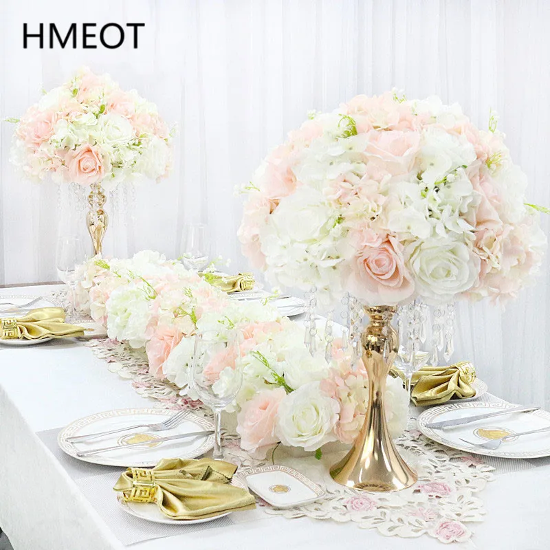 Gypsophila Rose Artificial Flower Arrangement Table 4