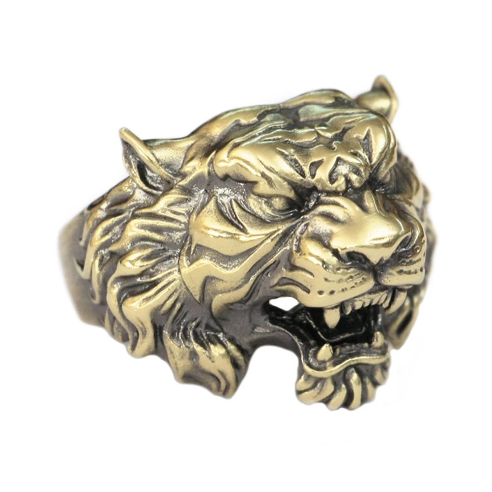 

High Detail Brass Tiger Ring BR130 US Size 7~15