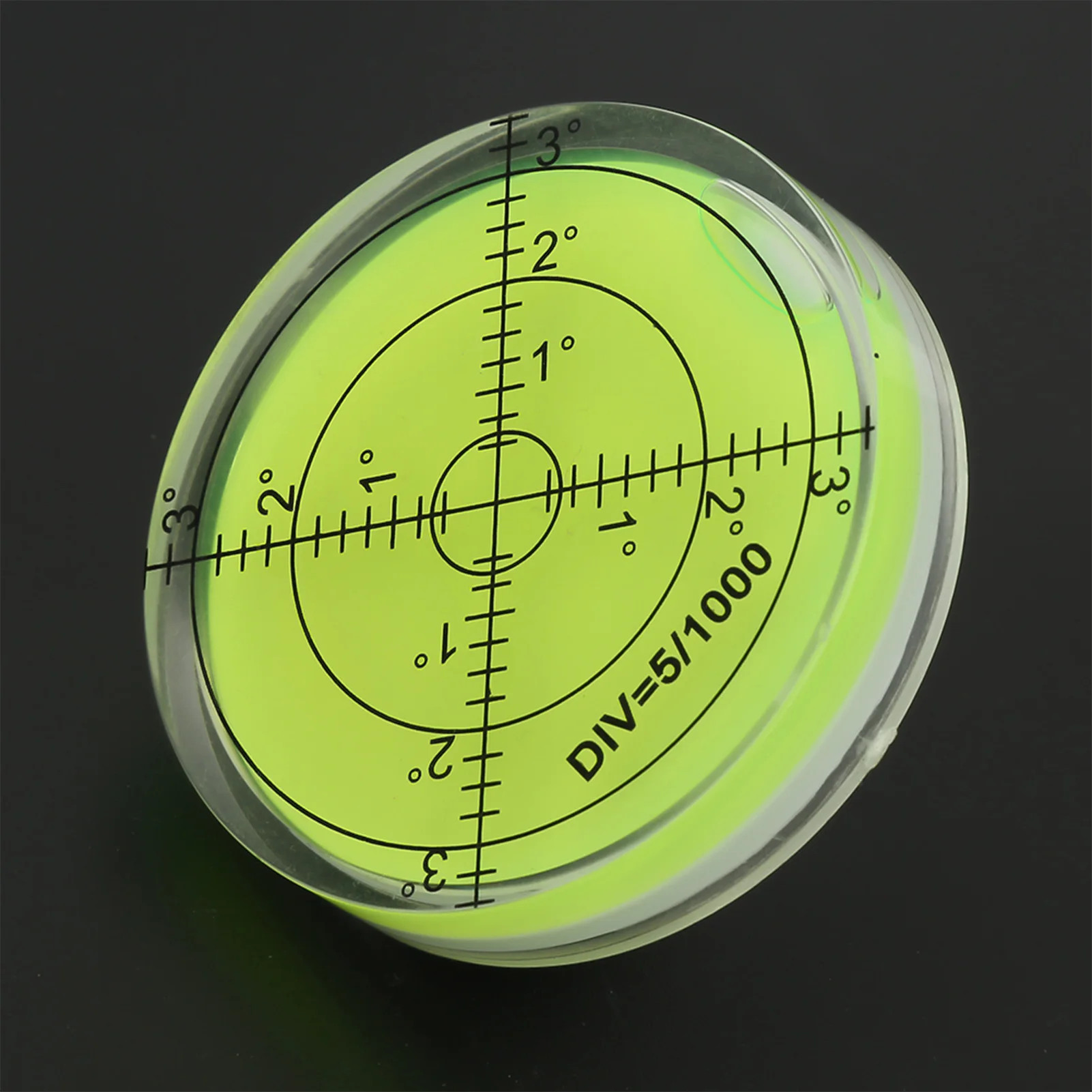 60mm Level Bubble Level Gauge Measuring Tool Round with Scale For Camera Balance