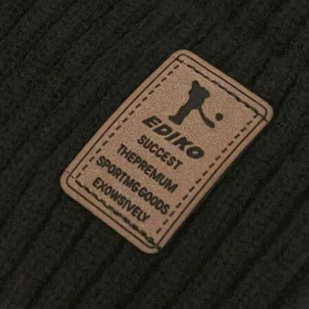 Hot Sale Men Winter Hat Fashion Fur Lined Beanie Thick Soft Knitted Hat For Male Outdoor Leisurely Winter Cap