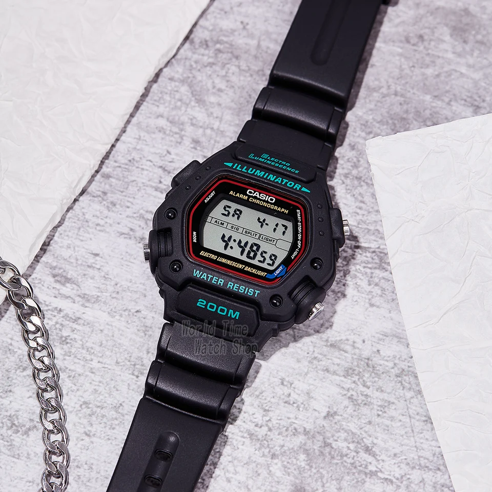 カシオ-メンズ防水アウトドアスポーツウォッチ、電子、多機能