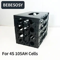 Enhanced 4S Battery Frame with Connect Bracket and Clips for Lot (4S Battery Holder)