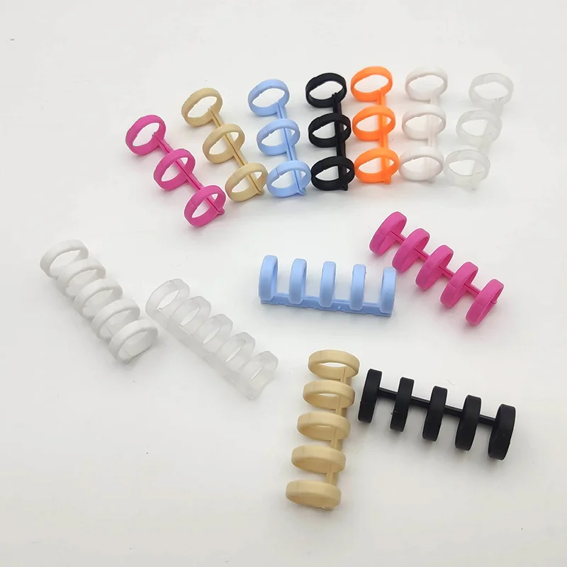 12mm 30/25/20/5/3 Holes Loose-leaf Plastic Binding Ring Spring Spiral Rings Binder Strip For Notebook Stationery Office Supplies