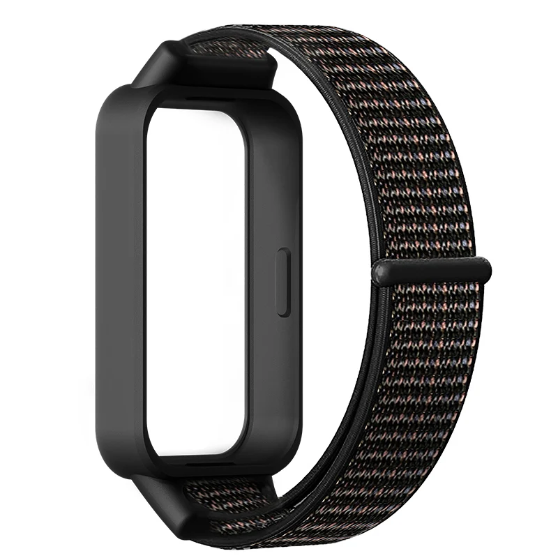 Enhanced Sports Nylon Bracelet with Protective Bumper Shell Cover