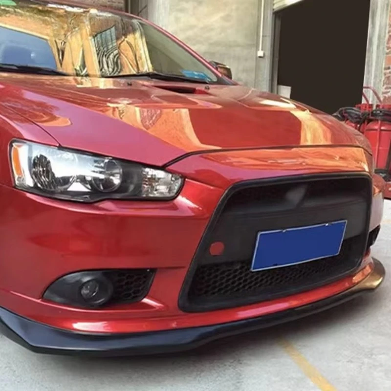 랜서 2009-2015용 자동차 액세서리 프론트 범퍼 립, 자동차 바디킷 프론트 범퍼 스포일러 립