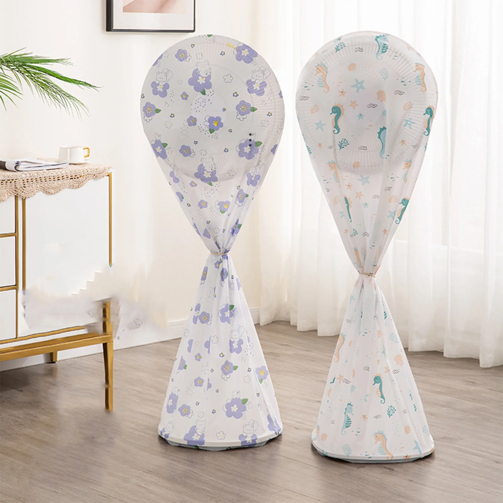 Waterproof and Dustproof All-inclusive Electric Fan Dust Cover Reusable Household Stand Fan Dustproof Protective Cover