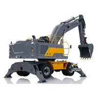 RTR LESU ET30H RC Hydraulic Excavator 1/14 Remote Control Wheeled Digger Vehicle Metal Heavy Duty Machine Light System Model Toy 2