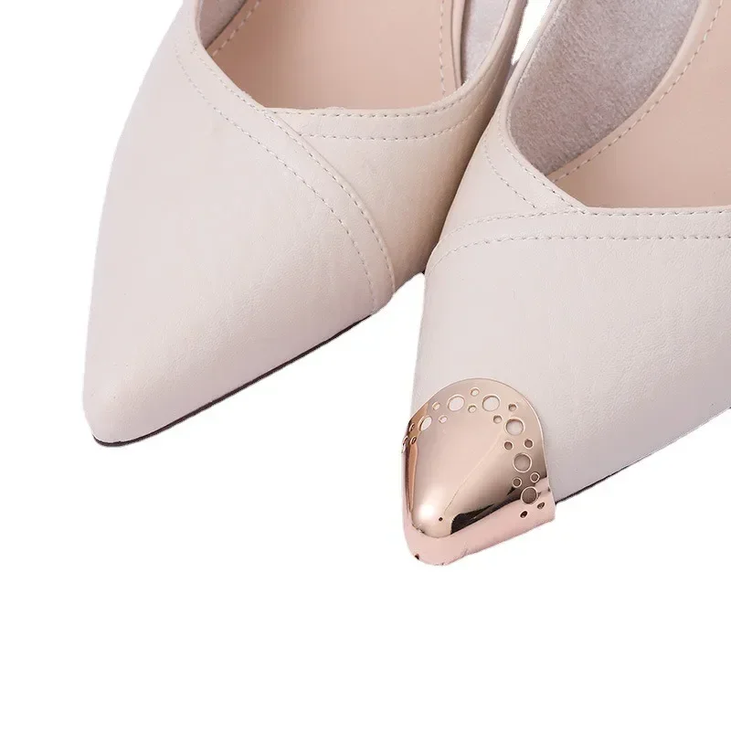 Women's High Heel Metal Toe Cap Protector and Concealer