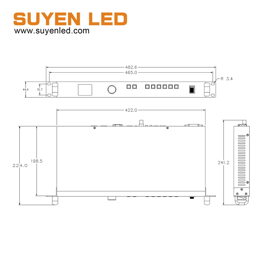 X200 LINSN LED Video Processor All In One LED Screen Controller