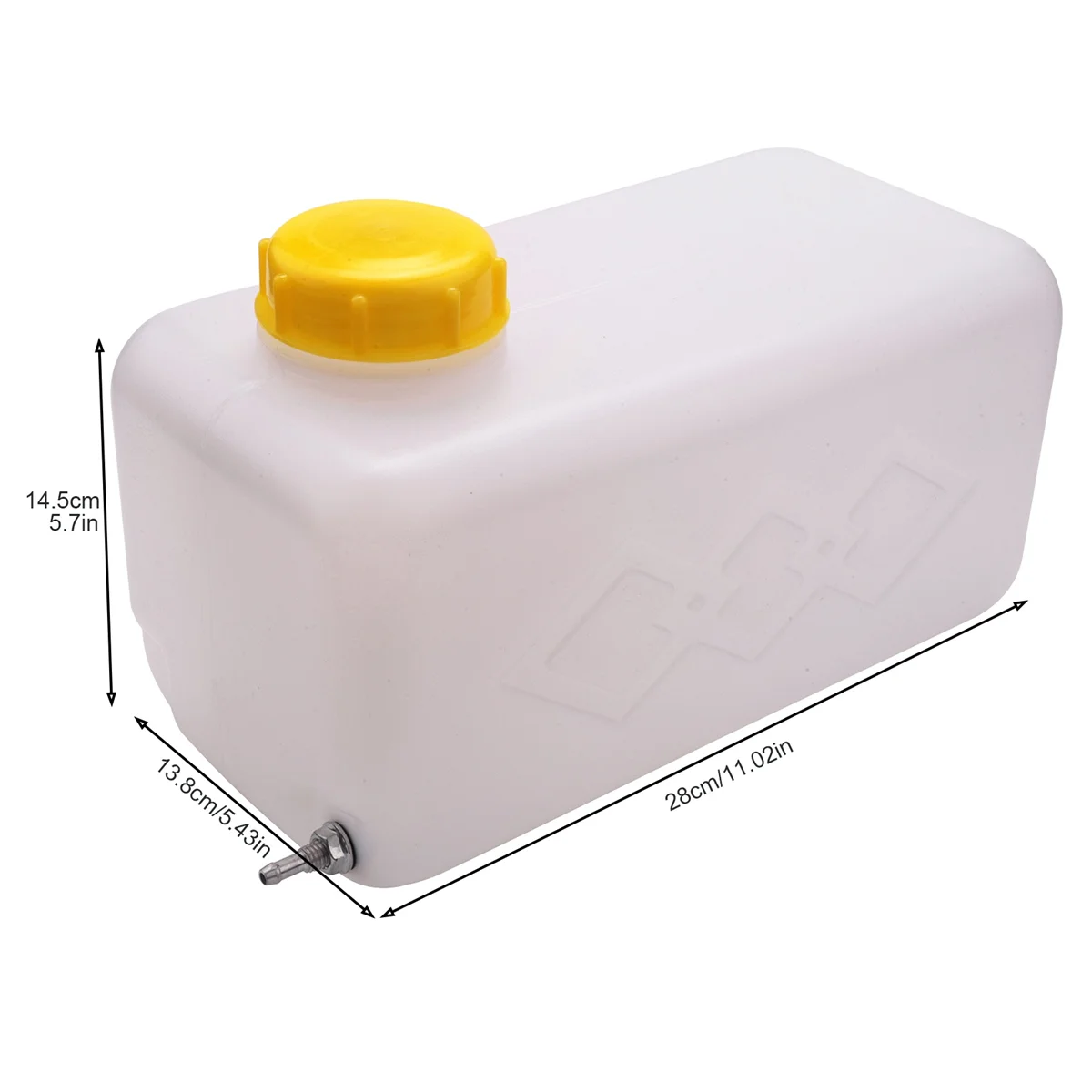 

5.5L Plastic Air Parking Heater Fuel Tank Gasoline Oil Storage for Eberspacher Truck Caravan Fuel Oil Gasoline Tank
