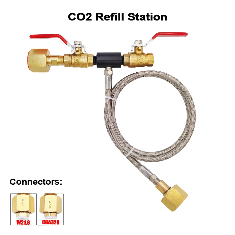 CO2 Fill Station for Beer Brewing Wine Hydroponics Airbrush Soda Water
