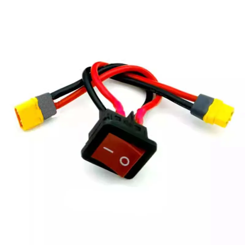 1PCS 50A 대용량 고부하 스위치 XT60 XT90 플러그 전원 온오프 전자 스위치 RC 드론 UAV 배터리 ESC 연결용