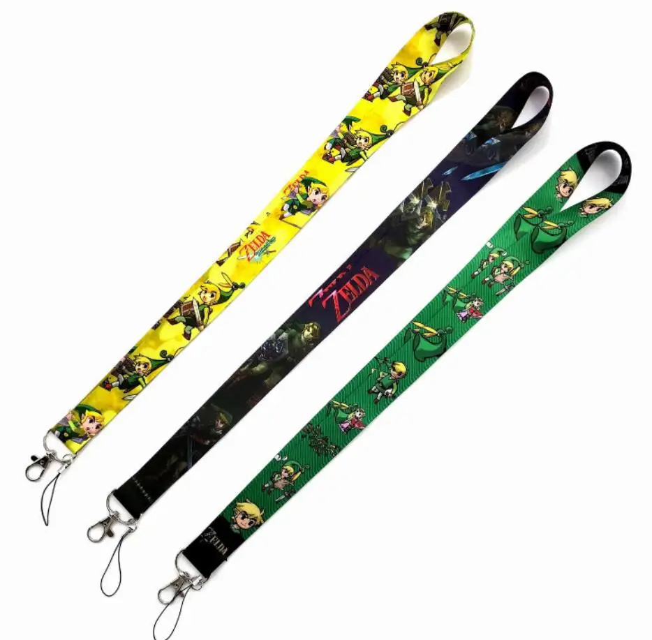 Cartoni Animati Zelda Chiave Cordino Id Badge Holders Telefono Animale Collo Cinghie Con Portachiavi Telefono Accessori D069