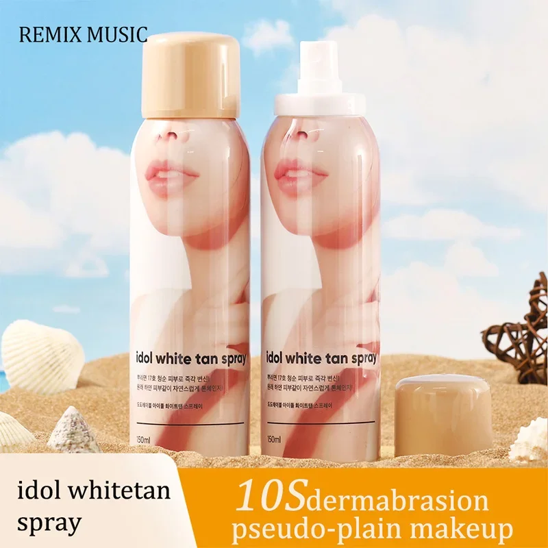 Leg makeup concealer Korean Idol Spray Liquid Foundation Concealer Brighten Whitening Moisturizing Bb Cream Base Face Foundation Makeup Cosmetic