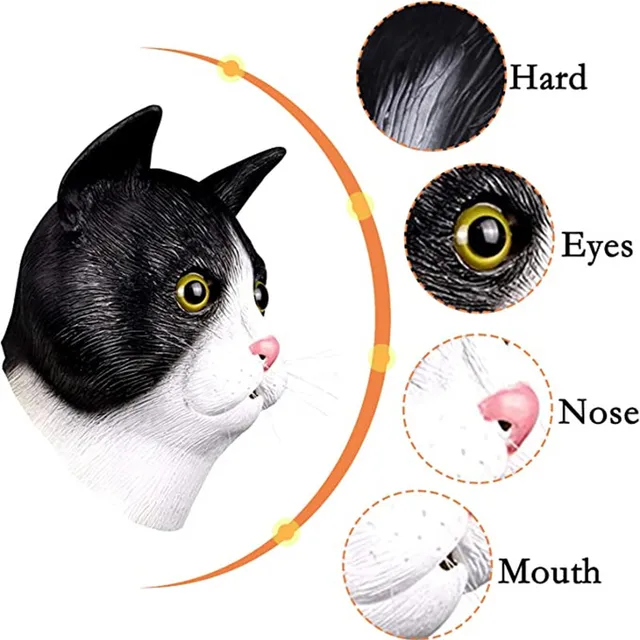 독특한 고양이 마스크로 파티에서 두드러지세요
