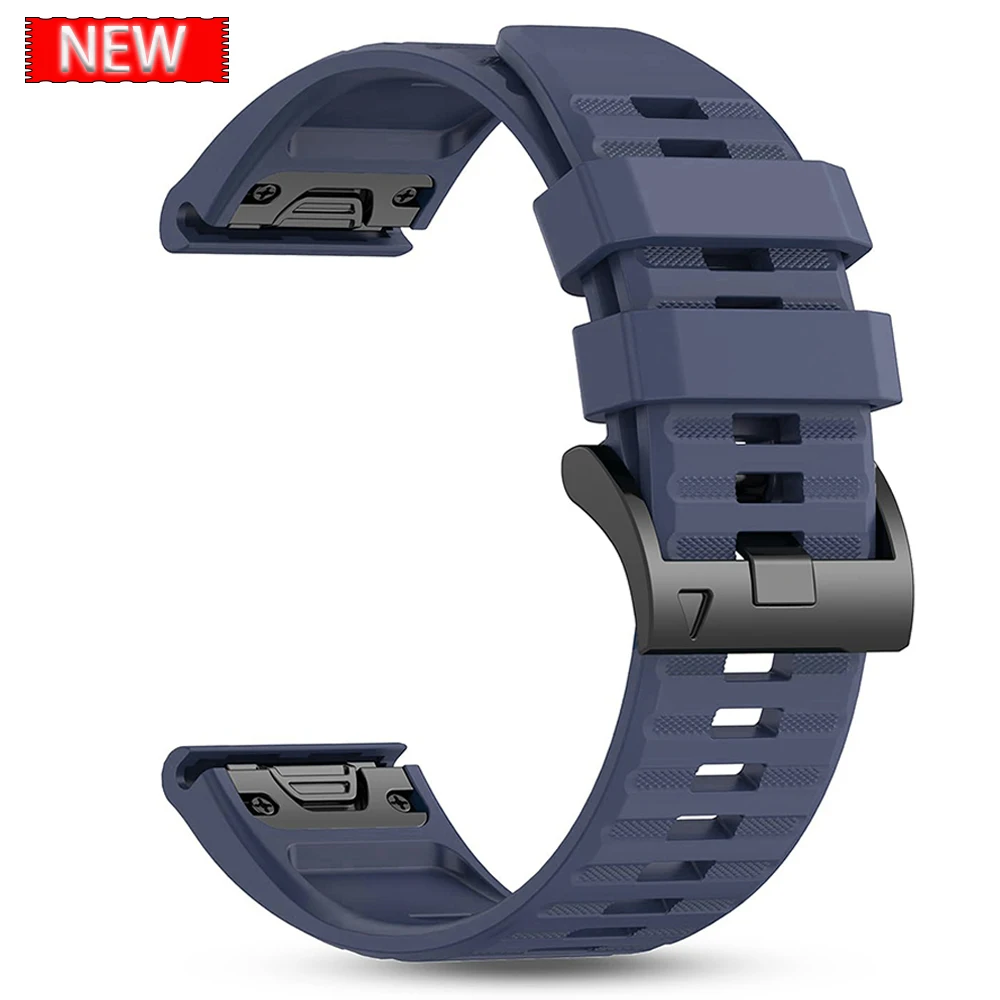 QuickFit Leather & Silicone Sport Watchband Bracelet