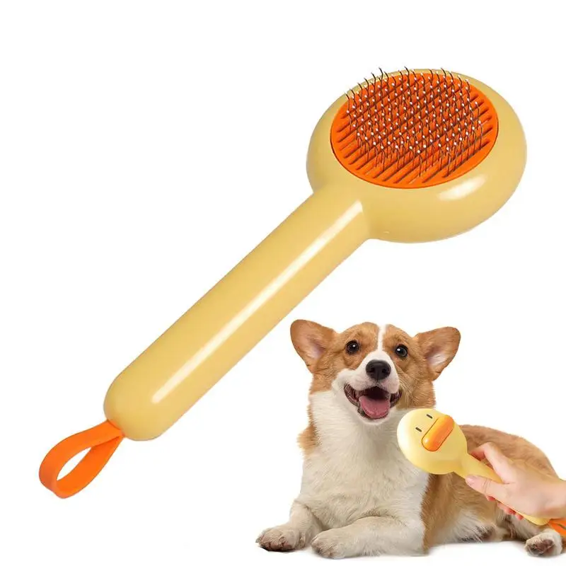 

Dog Slicker Brushes Portable Deshedding Tool Removes Knots And Tangled Hair Handheld Undercoat Dematter Rake Grooming Tools For