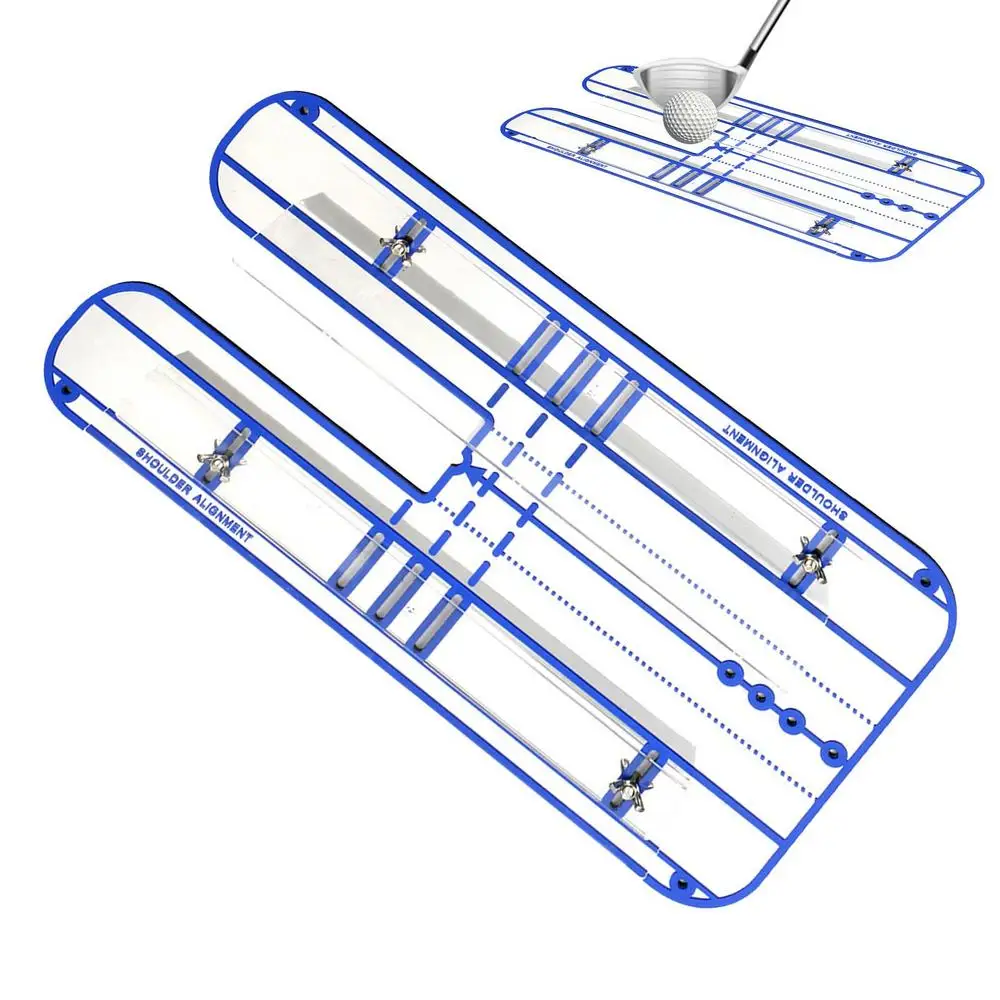 Description Picture 2 of itemGolf Putting Mirror Alignment Training Aid Portable Swing Training Aids Improve Your Golf Game With Golf Training Aid & Golf