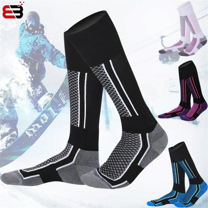 Sports socks Ski Socks Outdoor Mens Long High top Autumn Winter Mountaineering Childrens Womens Thickened Warm Socks Sports