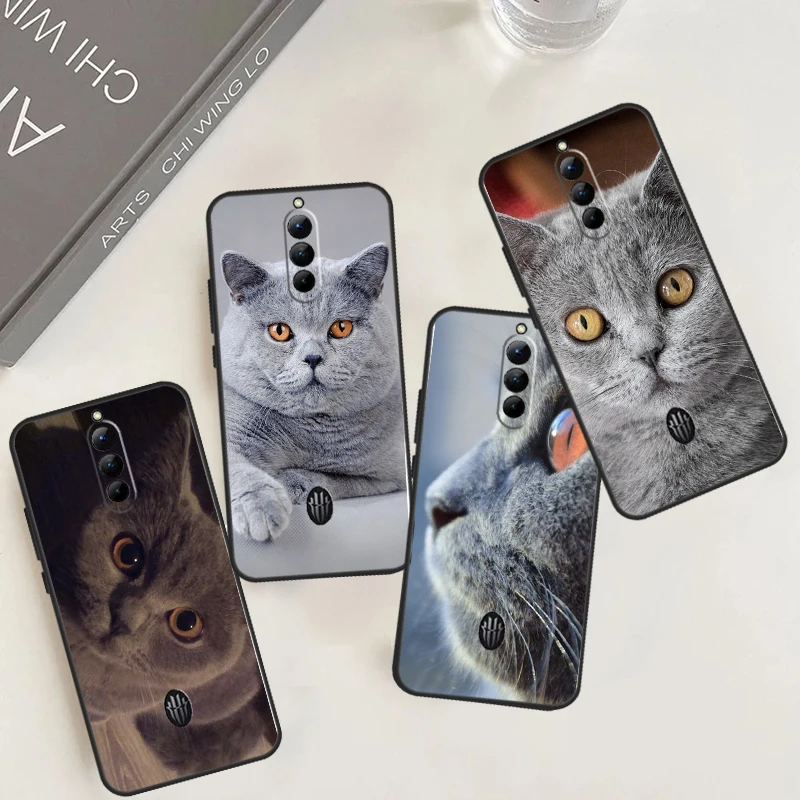Custodia British Shorthair Cat Per Nubia Red Magic 8S 8 Pro Plus 5G 5S 6R 6S 7S 6 7 Pro Red Magic 9 Pro Plus Cover