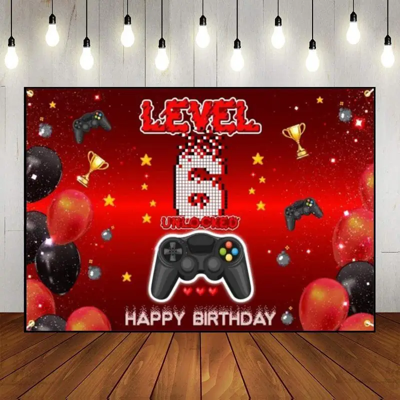 Happy 6Th Birthday Sweet Photography Fondali Gioco Di Sfondo Hotwheels Banner Gender Reveal Party Prince Machine Vintage Red