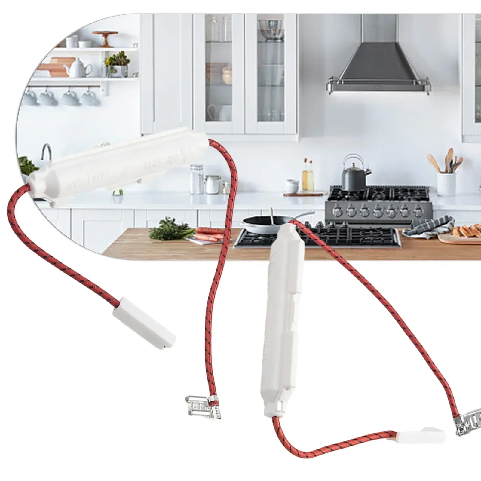 2pcs Microwave Oven High Voltage Fuse Fuse Holder 5KV 0.8A 800mA 310mm Suitable For Most Microwave Brands Parts