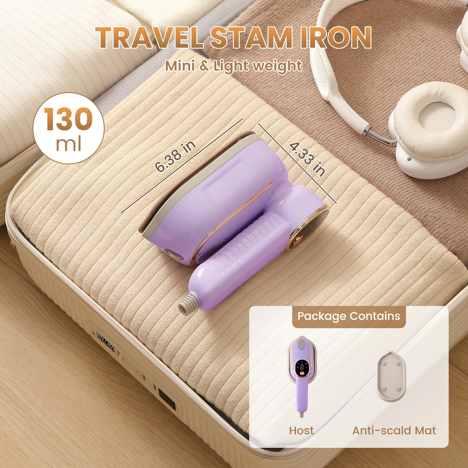 Small Hand Holding Ironing Machine Iron Machine Household Steam Portable Hanging Ironing Machine Steam Iron_voghion.com