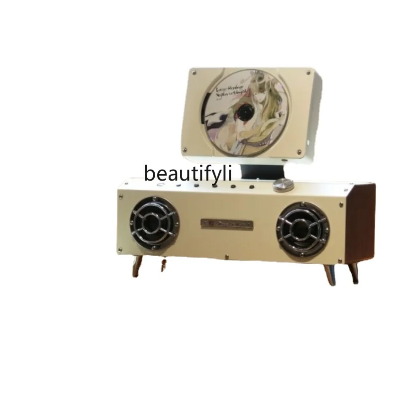 

CD Player Diamond Rust 2.1 Channel Bluetooth Audio Integrated Album CD Player Home All-Match