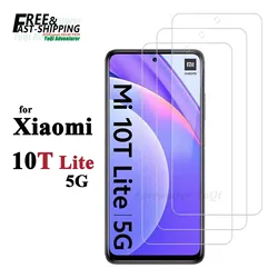 Premium Tempered Glass Screen Protector - HD Crystal Clarity, High Aluminum, 9H Hardness, Case Friendly - 4 PCS (For  MI 10T Lite 5G)