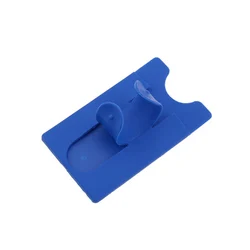 Silicone World Multi - Functional Phone Card Holder Wallet Attachment (Blue)