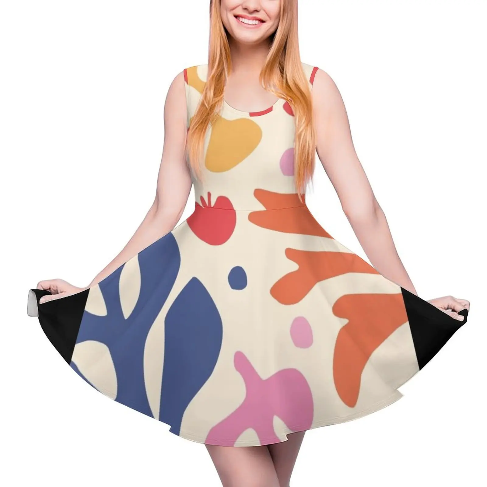 

Matisse pattern_2 Round Neck Dress elegant party dress for women 2024 women formal occasion dresses woman dress