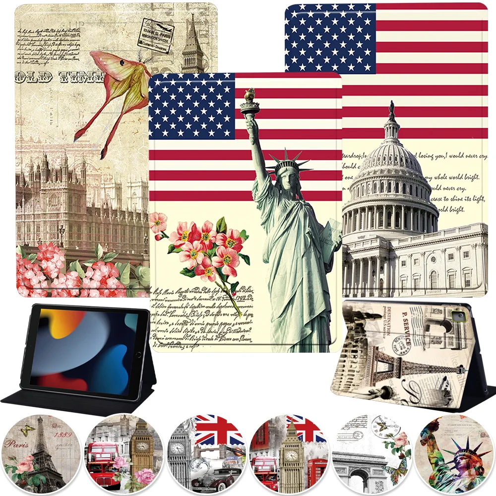 Custodia Per Tablet Per Apple Ipad Air 3 10.5/Air 2/Air 1 Ipad Air 4 Air 5 10.9 2022 Custodia Protettiva Antiurto In Pelle Pu Rigida