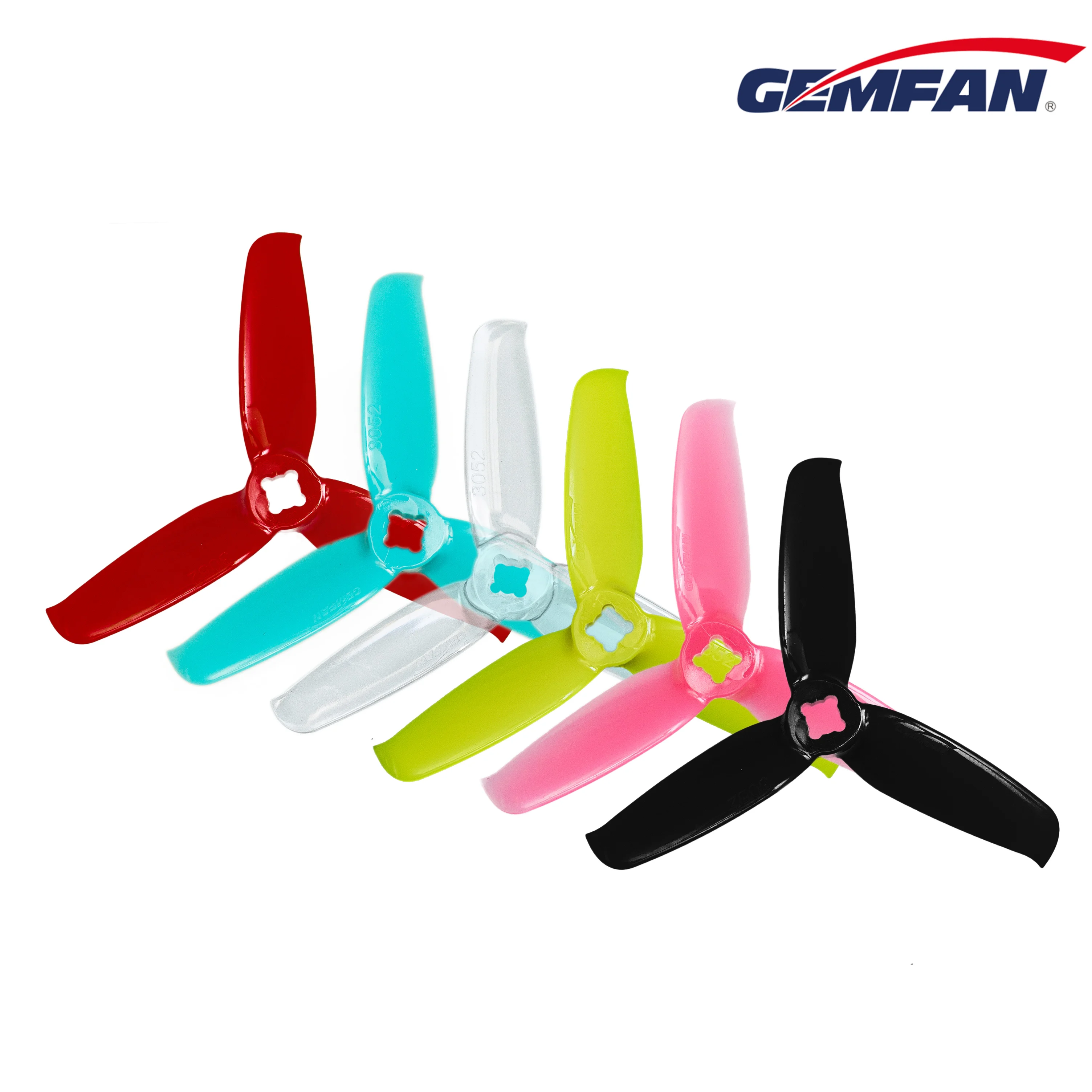 

12 пар (12CW + 12CCW) Gemfan Flash 2. 0 3X5.2X3 3-лопастный Пропеллер для ПК M5 T-Mount 3052 мм для FPV Freestyle 3-дюймовые детали для Дронов DIY