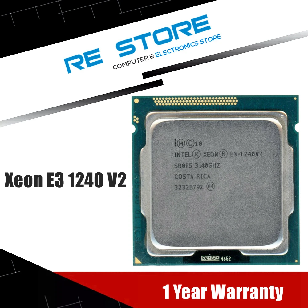 Intel Xeon E3 1240 V2 Processor 3.40ghz 8m Cache Sr0p5 Lga 1155 E3 ...