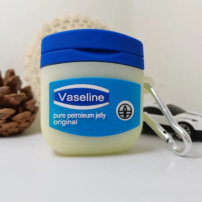 Custodia Protettiva Per Auricolare Bluetooth Wireless In Silicone Vaseline 3D Per Airpods 1/2/3Rd 2021 Custodia Protettiva Per Airpods Pro