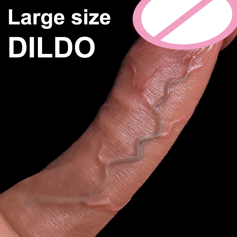Soft big glans Dildo Realistic Huge Penis Anal Sex Toy for Women Silicone Suction Cup big Dick Butt Plug G-Spot Vagina Stimulato sex toys