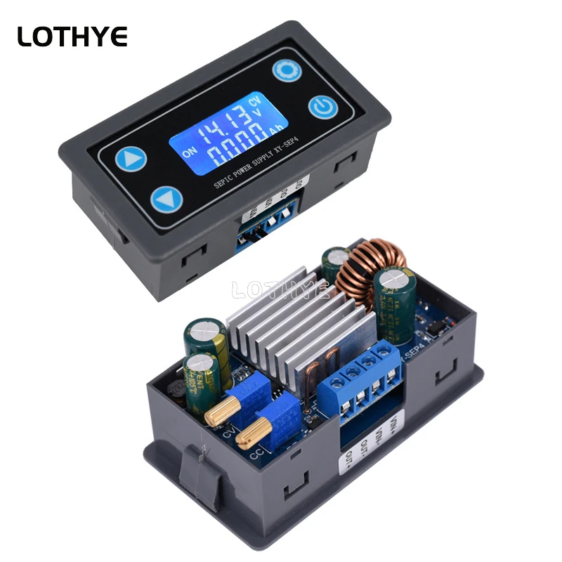 

Регулируемый автоматический модуль питания с повышением и уменьшением напряжения, постоянное напряжение и сила тока для зарядки от солнечной батареи