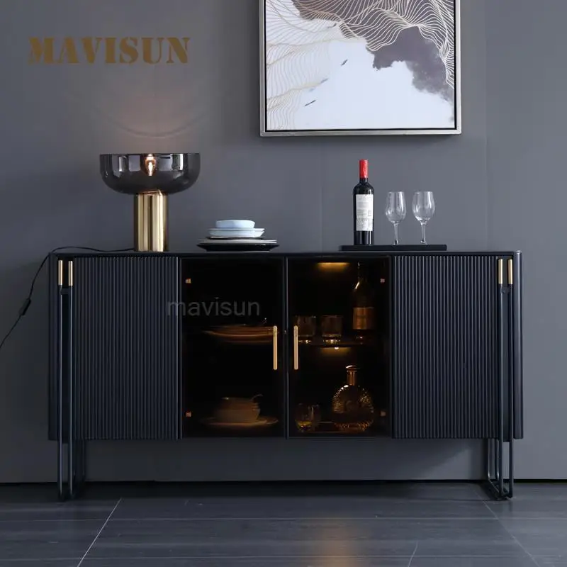 Dining Room Sideboard Table Light Luxury Home Restaurant Storage Cabinet Modern Minimalist Living Room Wine Cabinet Furniture