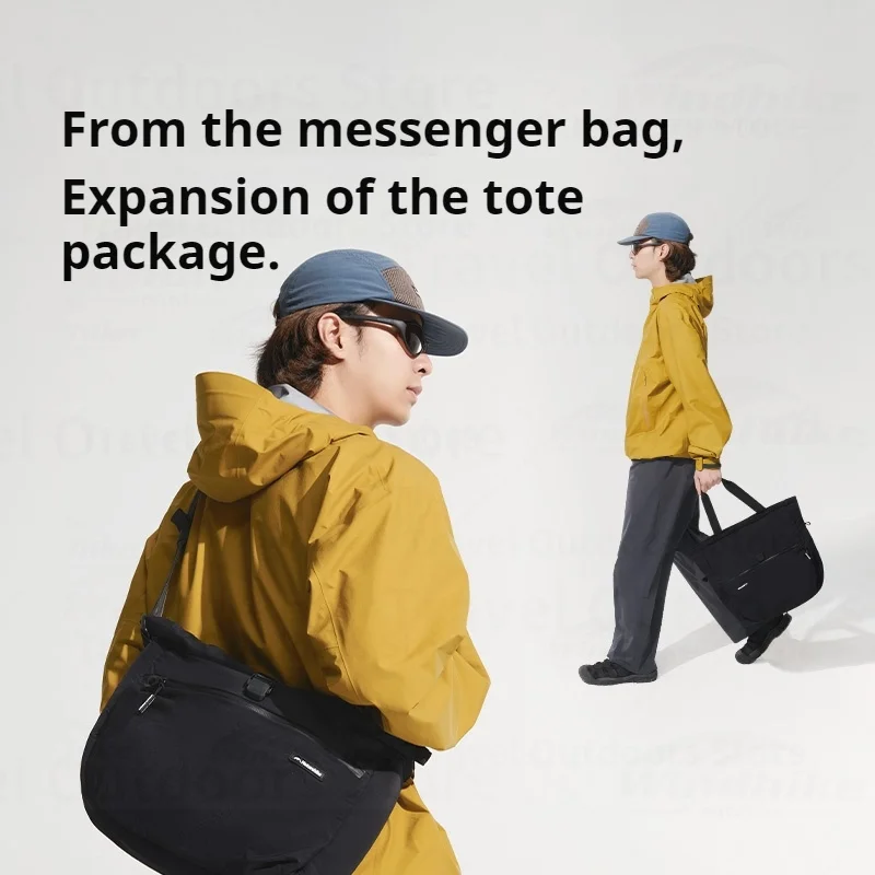 Naturehike Oxygen Roll-Up Dual-use Crossbody Bag Quick Access Men/Women's Travel Commuter Laptop Bag Large Capacity Storage