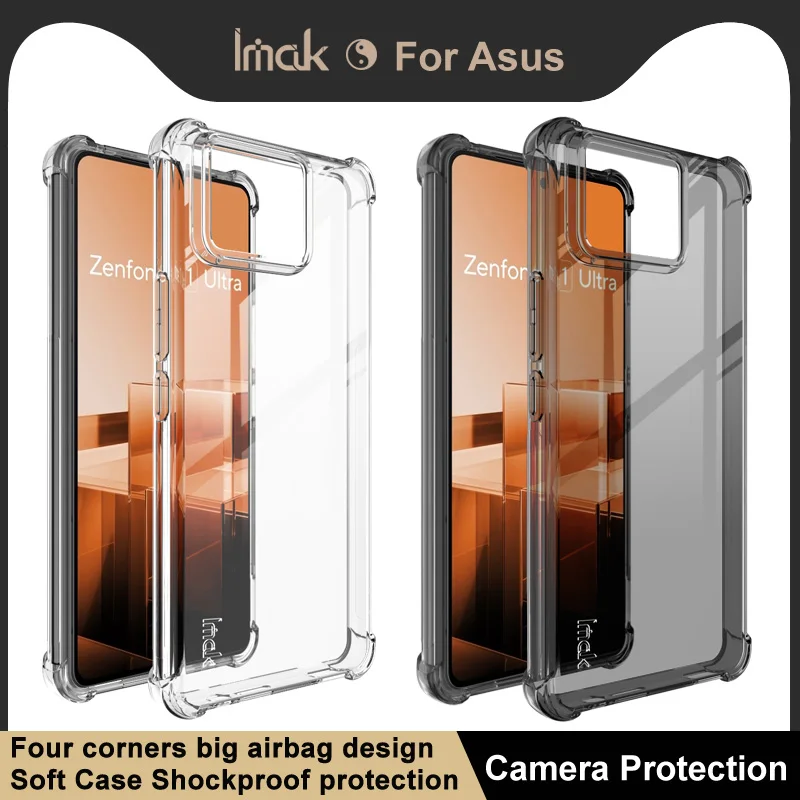 IMAK 360 保護クリスタルケース Asus Zenfone 9 10 11 12