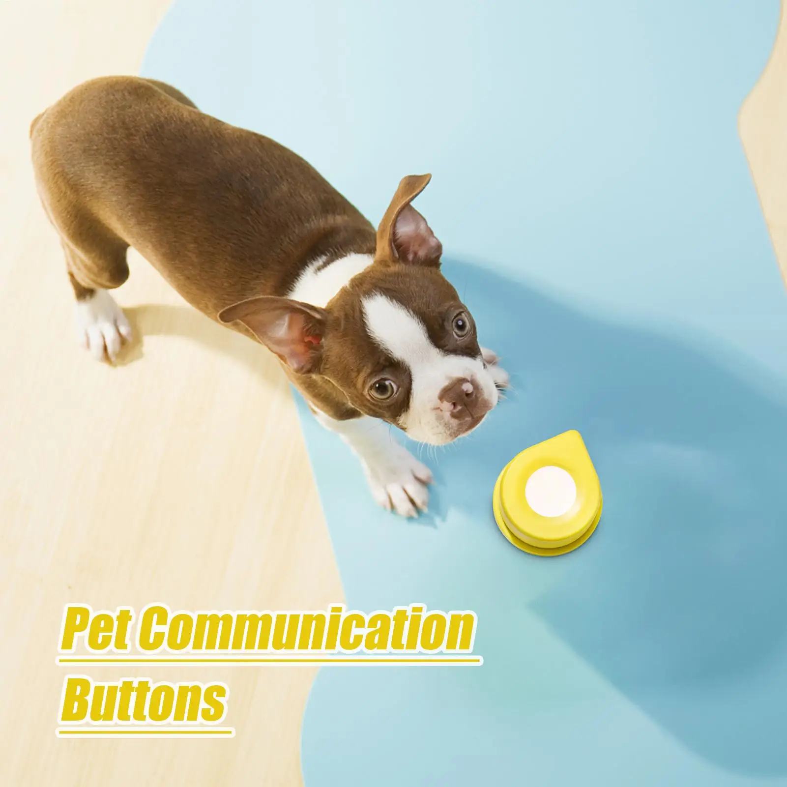 Dog Communication Buttons Automatic Sound Puppy Communication Button Reusable Dog Speech Clicker Answer Buzzers For Indoor